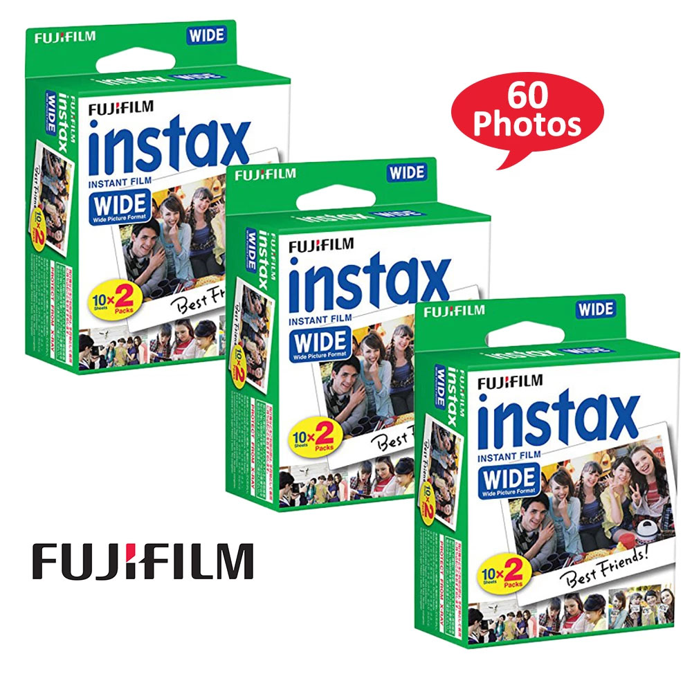Instant Film Pack - Echte Fujifilm Instax Brede Film 10/20/40/60/80/100