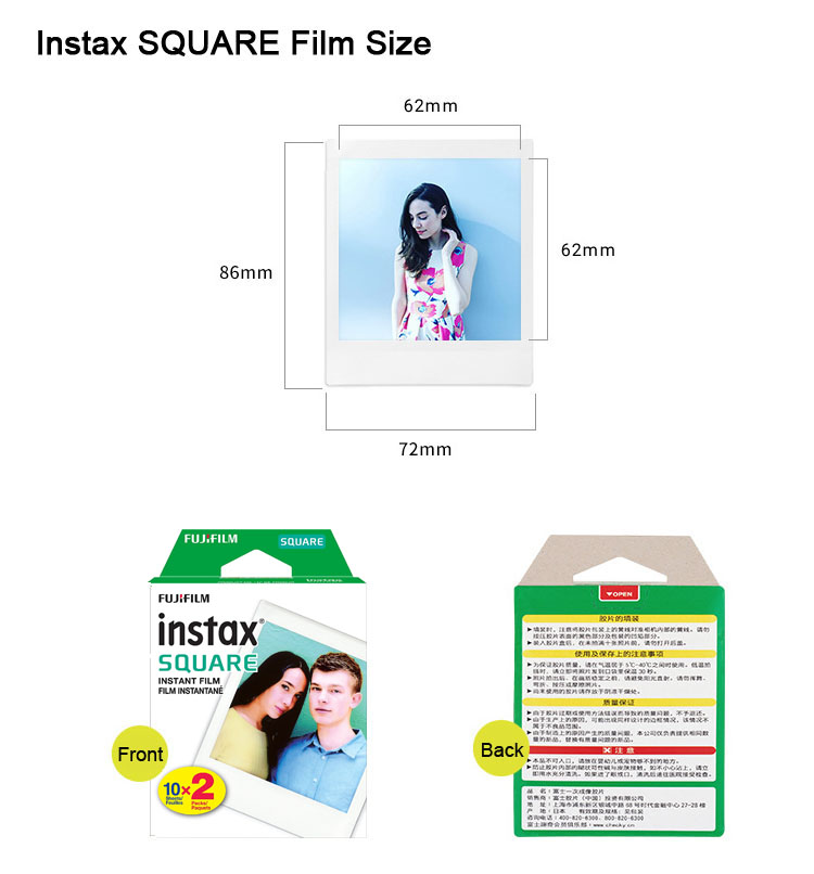 Fujifilm Instax Vierkante Film - Instant Film Pack recensie en prijs
