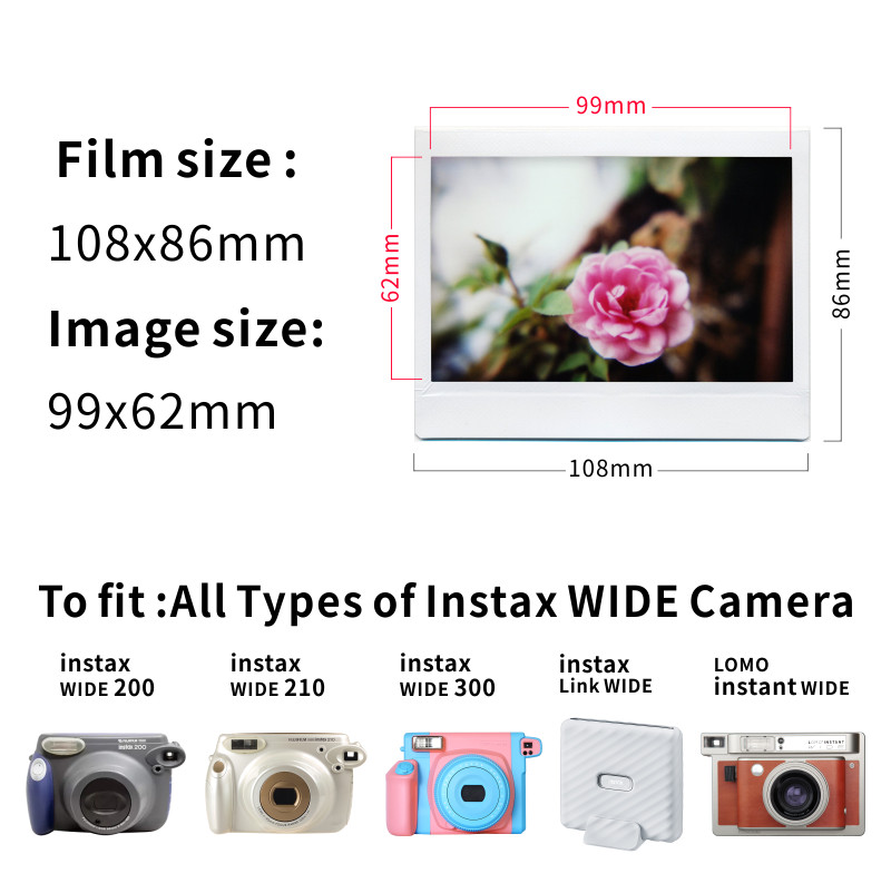 10-100 Vellen Fujifilm Fuji In - Instant Film Pack recensie en prijs