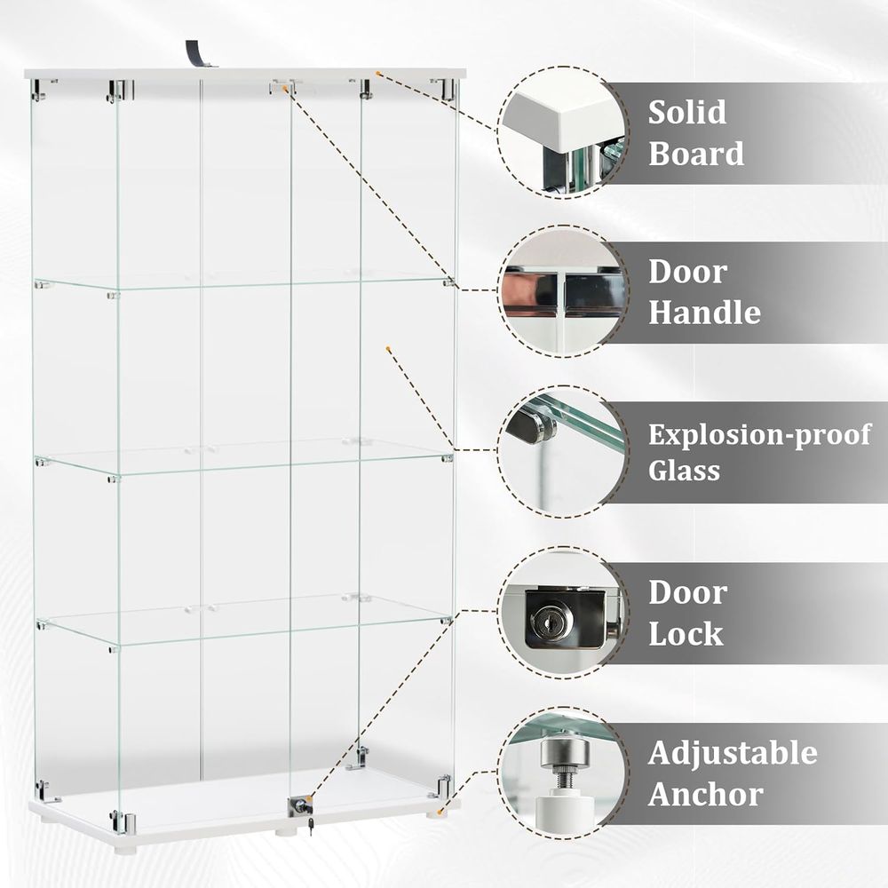 Vitrinekast van gehard glas, 4 - Collectible Collection recensie en prijs